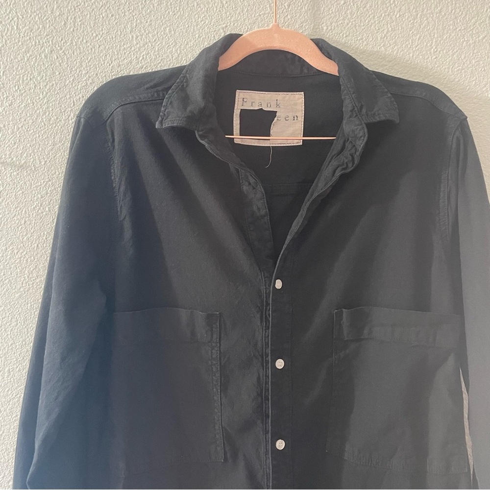 Frank & Eileen | Northern Ireland Black Performance Linen Blend Jumpsuit Medium - Picture 6 of 10